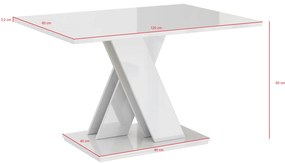 Konferenčný stolík Barax Mini (biela + kameň). Vlastná spoľahlivá doprava až k Vám domov. 1055162