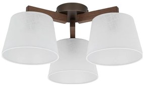 Brilagi - Prisadený luster LATTE 3xE27/15W/230V borovica/biela