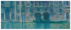 Obraz - Claude Monet, Palazzo da Mula, Venice, reprodukcia (120x50 cm)