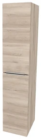 Mereo, Mereo Mailo, kúpeľňová skrinka vysoká 170 cm, chróm madlo, Multidecor, Dub Kronberg svetlý, MER-CN594LPDKRS