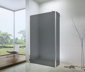 Kúpeľňová pevná zástena maxmax WALK-IN PLUS 110 + 30 cm - GRAFIT