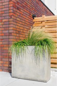 Kvetináč ELEMENTO, sklolaminát, šírka 88 cm, betón design