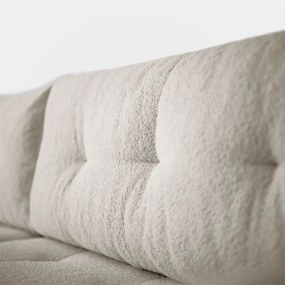 ROHOVÁ SEDAČKA SHARLOTTE 261 x 143 cm KRÉMOVÁ