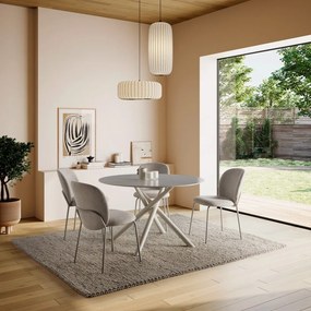 Okrúhly jedálenský stôl s keramickou doskou ø 119,5 cm Talia – Marckeric