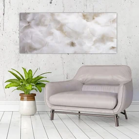 Obraz - Biele perie (120x50 cm)