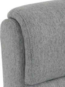 Kancelárske kreslo REBO — látka, sivá, nosnosť 150 kg