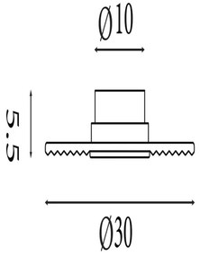 Searchlight 32210SM - LED stmievateľné nástenné svietidlo CLEO LED/9,4W/230V dymové