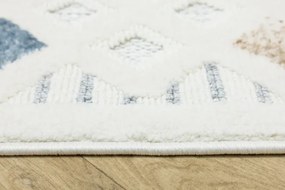 Koberec BROADWAY C0779 biely / sivý / krémový