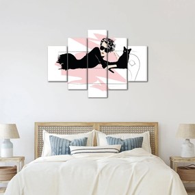 Obraz - Fashion lady (150x105 cm)