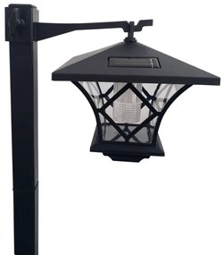 LED Solárna vonkajšia lampa 3v1 LED/1,2V 200 mAh IP44 čierna