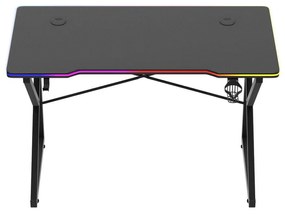 PC stolík Hyperion 1.7 (čierna + viacfarebná) (s LED osvetlením). Akcia -20%. Vlastná spoľahlivá doprava až k Vám domov. 1087498