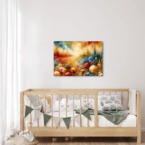 Obraz - Pestrofarebná lúka (70x50 cm)