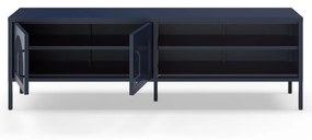 Tmavomodrý TV stolík 160x50 cm Diora – Marckeric