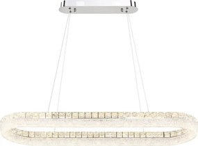 Globo 67387-40 - LED stmievateľný luster na lanku LAUREL 40W/230V číra+DO
