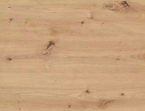 Rozkladací jedálenský stôl GASTON 100(135)X100 cm, dekor dub artisan