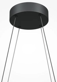Maytoni MOD244PL-L50BK - LED luster na lanku HALO LED/40W/230V čierny
