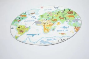 Detský koberec KIDS 250321N kruh