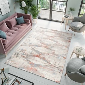 TA Koberec D178C L.GREY BLUE VALLEY Rozmer: 80x150 cm