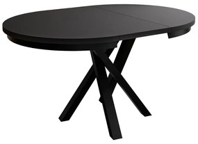ROZKLADACÍ JEDÁLENSKÝ STÔL SALOME ČIERNY 100 / 140cm