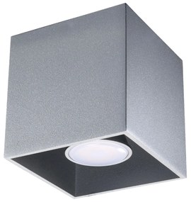 Sollux Stropné svietidlo QUAD 1 grey SL_0024