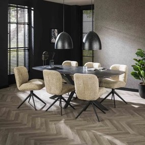Jedálenský stôl 56-49 Danish Ovál 215x105cm  - Komfort-nábytok