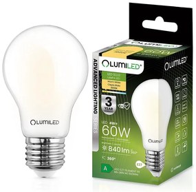 Žiarovka LED A60 FIL FR 4W E27 840LM 3000K