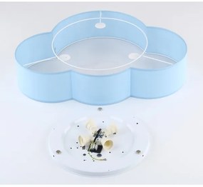 Brilagi - Detské stropné svietidlo NIMBUS 4xE27/15W/230V 46x63 cm modré