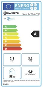 Mobilná klimatizácia Hantech 9500BTU Super Silent 3v1