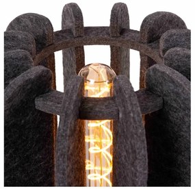 Lucide 45592/01/36 - Stolná lampa RAFAL 1xE27/40W/230V čierna/šedá