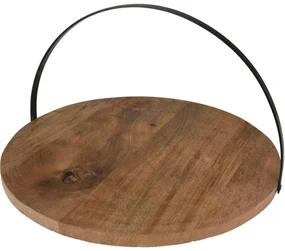 Servírovacia tácka z mangového dreva Natura, pr. 38 cm