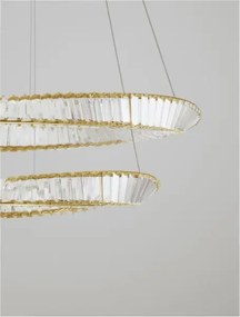 Krištáľový luster Aurelia 70W 80 zlaté