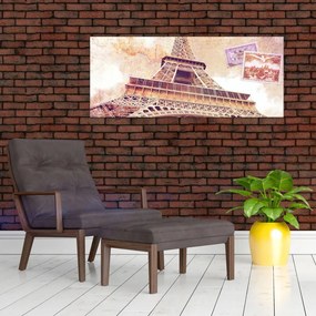 Obraz - Pohľad z Paríža (120x50 cm)