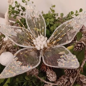 DECOLED Kvet, d. 20 cm, biely