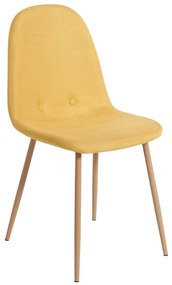 Súprava 2 žltých jedálenských stoličiek Bonami Essentials Lissy