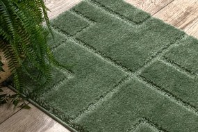 Sada kúpeľňových koberčekov SUPREME LINES línie, zelená