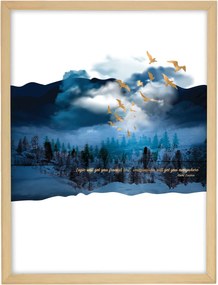 Obraz Imagination 30x40cm gold&amp;navy