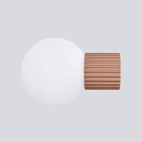 Sollux SL.1732 - Kúpeľňové nástenné svietidlo HALO 1xG9/8W/230V IP44 hnedá