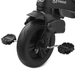 KINDERKRAFT - Detská trojkolka 5v1 EASYTWIST šedá/čierna