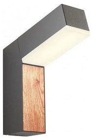Redo 90510 - LED Vonkajšie nástenné svietidlo WOODY LED/10W/230V IP54 antracit