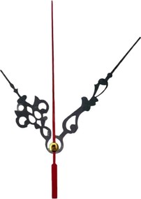 SENTOP | Čierne ručičky na hodiny z hliníka s ornamentom – elegantné | SENTOP R103