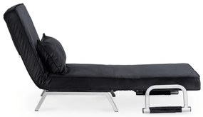 Kreslo pohovka rozkladacia PRATO čierna - vintino.sk