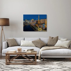 Sklenený obraz - Las Vegas (70x50 cm)
