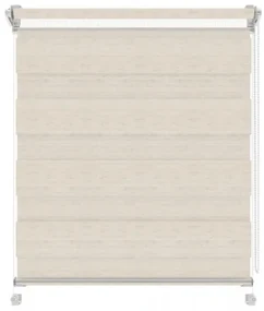 Gario Roleta Deň a noc Mini Ready To Go Cream - Zložená Šírka: 92 cm, Výška: 220 cm