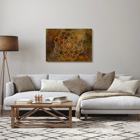 Sklenený obraz - Mandala radosti (70x50 cm)