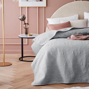 Dekorstudio Elegantný prehoz na posteľ LEILA v svetlosivej farbe Rozmer prehozu (šírka x dĺžka): 200x220cm