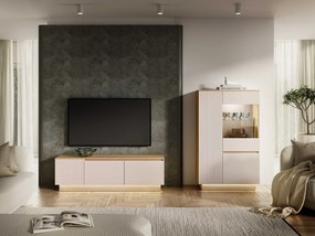 TV STOLÍK AMARIS KAŠMÍR DUB MAVELIE LED 150 cm