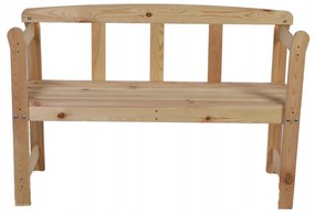 TvojRegal Záhradná lavička G-01 surová 78x118x45,5
