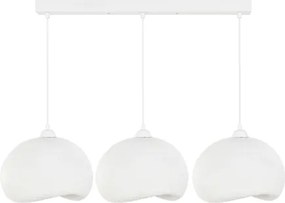Brilagi - Závesný luster na lanku WABI SABI 3xE27/40W/230V biela
