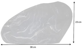 Váza Stone čierny mramorový vzhľad