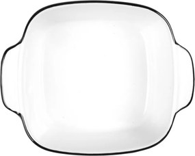 Keramická hranatá miska s uškami Mibbo - 15*12*5 cm